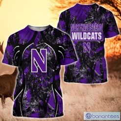 NCAA Northwestern Wildcats Camo Hunting T-Shirt