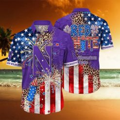 NCAA Northwestern Wildcats Independence Day Hawaiian Shirt