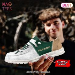 NCAA Ohio Bobcats Custom Name Hey Dude Shoes
