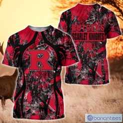 NCAA Rutgers Scarlet Knights Camo Hunting T-Shirt