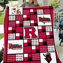 Alternative view of NCAA Rutgers Scarlet Knights Fleece Blanket