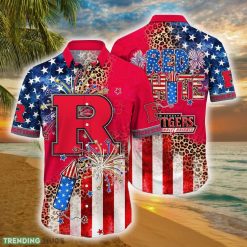 NCAA Rutgers Scarlet Knights Independence Day Hawaiian Shirt
