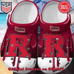 NCAA Rutgers Scarlet Knights Melting Paint Crocs
