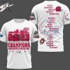 NCAA South Alabama Jaguars 2023 Go Ventures Bowl White T-Shirt