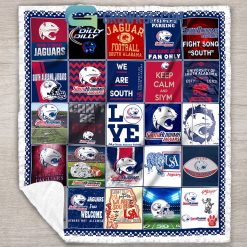 Alternative view of NCAA South Alabama Jaguars Collection Fleece Blanket