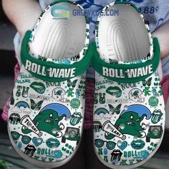 NCAA Tulane Green Wave Roll Wave Crocs