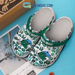 Alternative view of NCAA Tulane Green Wave Roll Wave Crocs
