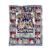 NCAA UConn Huskies Champions 2023 Fleece Blanket