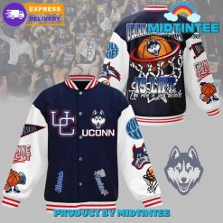 NCAA UConn Huskies Is Life Baseball Jacket