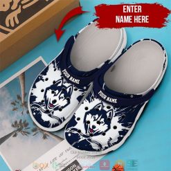 Alternative view of NCAA UConn Huskies Navy Crocs