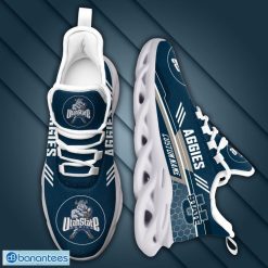 Alternative view of NCAA Utah State Aggies Custom Name Blue Max Soul Shoes