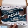 NCAA Utah State Aggies Custom Name Blue Max Soul Shoes