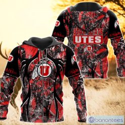 NCAA Utah Utes Camo Hunting Zip Up Hoodie