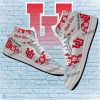 NCAA Utah Utes Custom Name Logo Air Jordan 1 High Sneakers