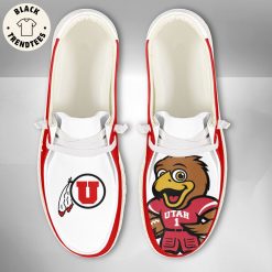 NCAA Utah Utes Custom Name Mascot Hey Dude Shoes