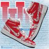 NCAA Utah Utes Custom Name New Season Design Air Jordan 1 High Sneakers