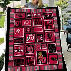 Alternative view of NCAA Utah Utes For Ever Fleece Blanket