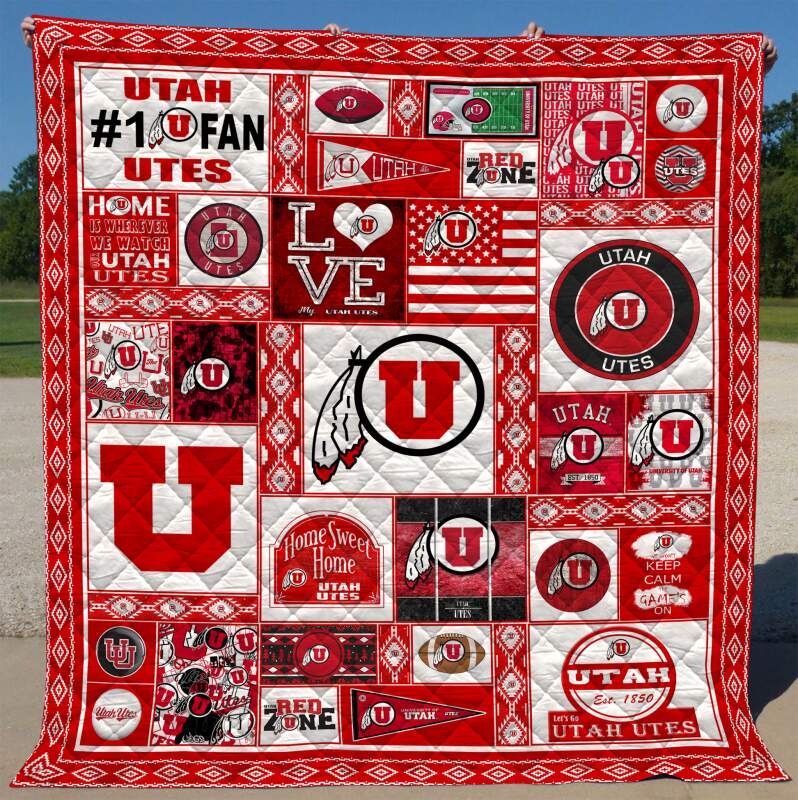 NCAA Utah Utes Pride Quilt Blanket