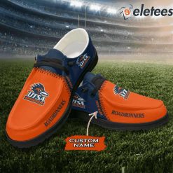 Alternative view of NCAA UTSA Roadrunners Custom Name Logo Hey Dude Shoes