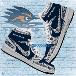 NCAA UTSA Roadrunners Custom Name New Season Design Air Jordan 1 High Sneakers