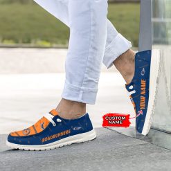Alternative view of NCAA UTSA Roadrunners Custom Name Orange Blue Hey Dude Shoes