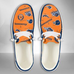 NCAA UTSA Roadrunners Custom Name Orange Blue Hey Dude Shoes