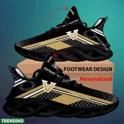 Alternative view of NCAA Vanderbilt Commodores Custom Name New Design Max Soul Shoes