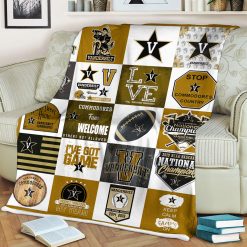 NCAA Vanderbilt Commodores Love Fleece Blanket
