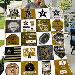 Alternative view of NCAA Vanderbilt Commodores Love Fleece Blanket