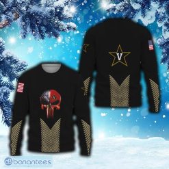 NCAA Vanderbilt Commodores Skull Black Sweater