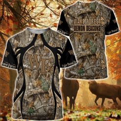 NCAA Wake Forest Demon Deacons Camo Hunting T-Shirt