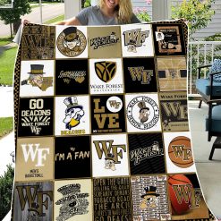 Alternative view of NCAA Wake Forest Demon Deacons Collection Fleece Blanket
