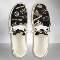 NCAA Wake Forest Demon Deacons Custom Name Gold Black Hey Dude Shoes