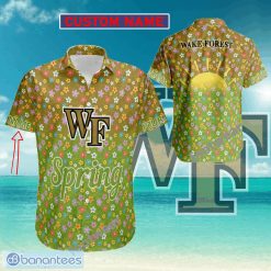 NCAA Wake Forest Demon Deacons Custom Name Spring Hawaiian Shirt