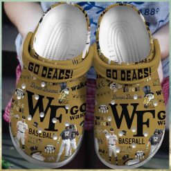 NCAA Wake Forest Demon Deacons Go Deacs Crocs