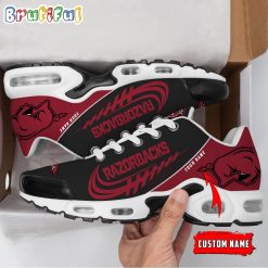 NCAA Arkansas Razorbacks Custom Name New Style Air Max Plus Shoes