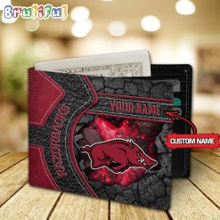 Alternative view of NCAA Arkansas Razorbacks Custom Name Special Edition Wallet