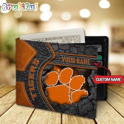 Alternative view of NCAA Clemson Tigers Custom Name Special Edition Wallet