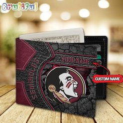 Alternative view of NCAA Florida State Seminoles Custom Name Special Edition Wallet