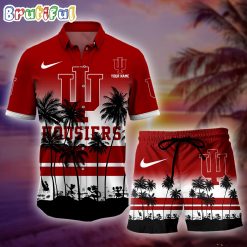 NCAA Indiana Hoosiers Custom Name New Edition Aloha Outfit