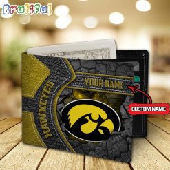 Alternative view of NCAA Iowa Hawkeyes Custom Name Special Edition Wallet