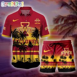 NCAA Iowa State Cyclones Custom Name New Edition Aloha Outfit