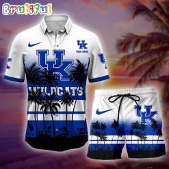 NCAA Kentucky Wildcats Custom Name New Edition Aloha Outfit