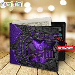 Alternative view of NCAA LSU Tigers Custom Name Special Edition Wallet