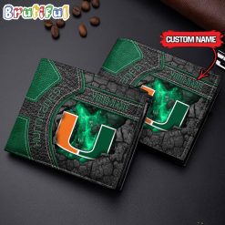 NCAA Miami Hurricanes Custom Name Special Edition Wallet