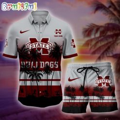 NCAA Mississippi State Bulldogs Custom Name New Edition Aloha Outfit
