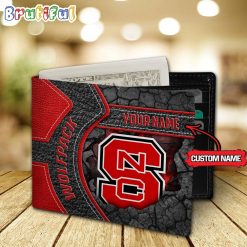 Alternative view of NCAA NC State Wolfpack Custom Name Special Edition Wallet