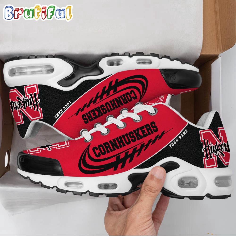 NCAA Nebraska Cornhuskers Custom Name New Style Air Max Plus Shoes