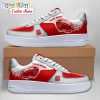 NCAA North Carolina State Wolfpack Custom Name Sporty Air Force 1 Sneakers