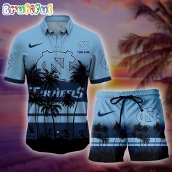 NCAA North Carolina Tar Heels Custom Name New Edition Aloha Outfit